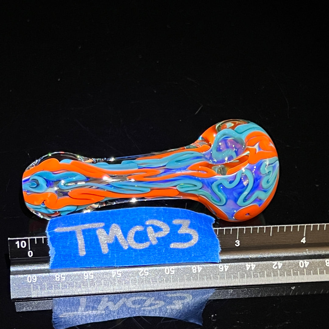 Color Inside Out Spoon 3 Glass Pipe Tiny Mike   