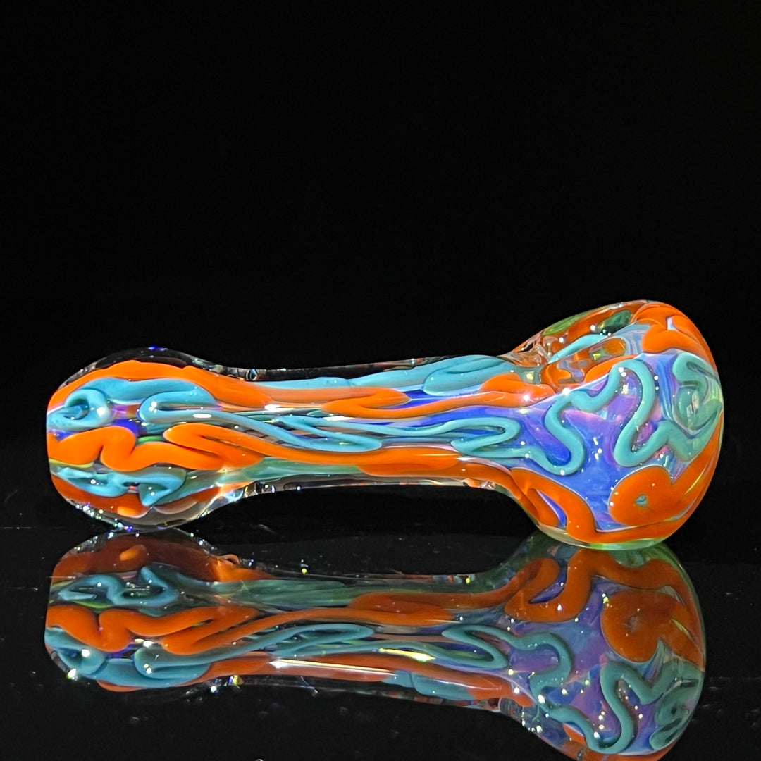 Color Inside Out Spoon 3 Glass Pipe Tiny Mike   