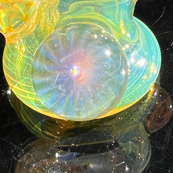 Fumed Squat Lock Glass Pipe STF Glass   