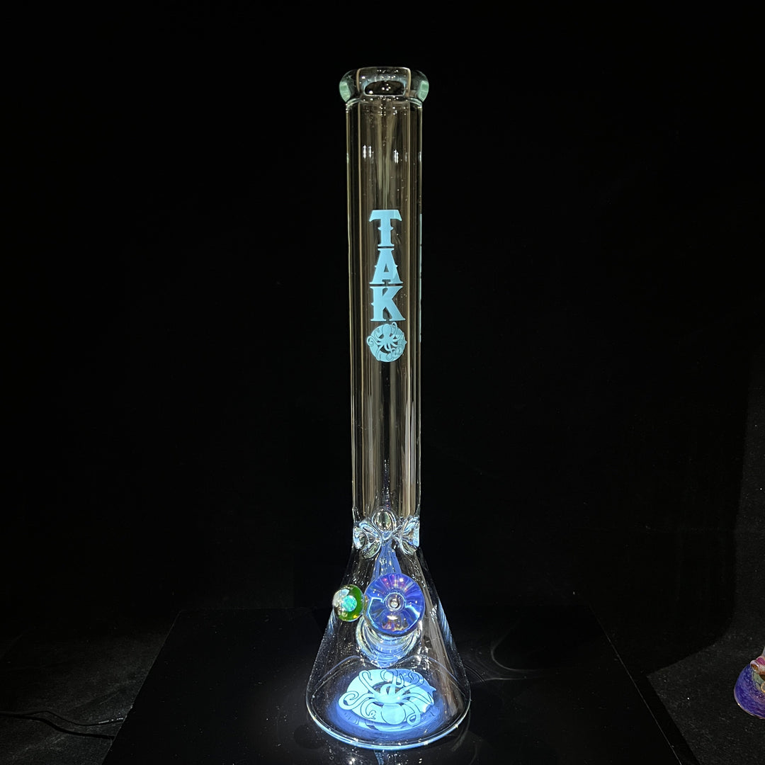 9 mm TAKO Deluxe Beaker Bong 18" Glass Pipe Tako Glass   