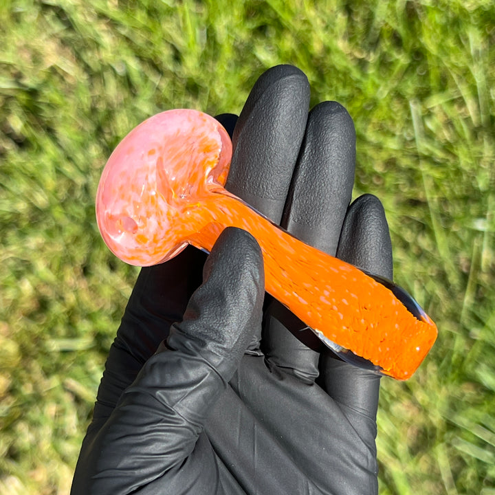 Atomic Tangerine Pipe Glass Pipe Beezy Glass   