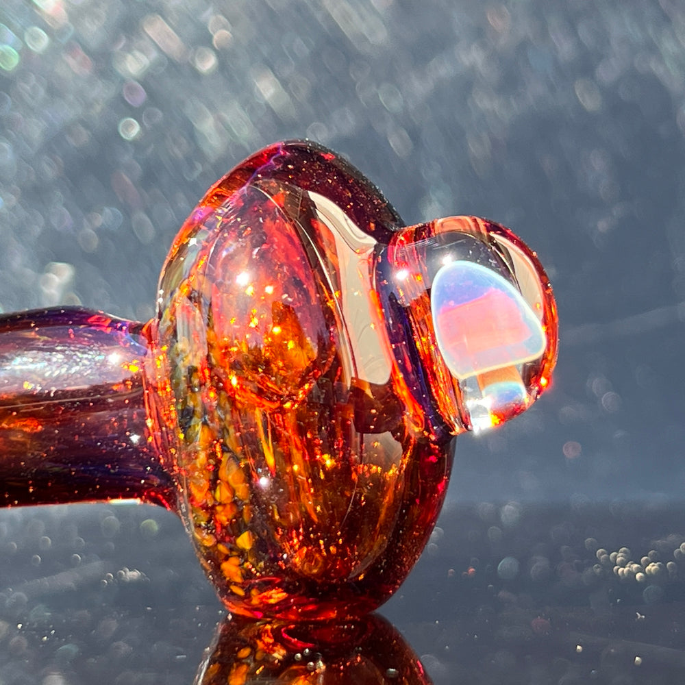 Mushroom Purple Magic Pipe Glass Pipe Beezy Glass   