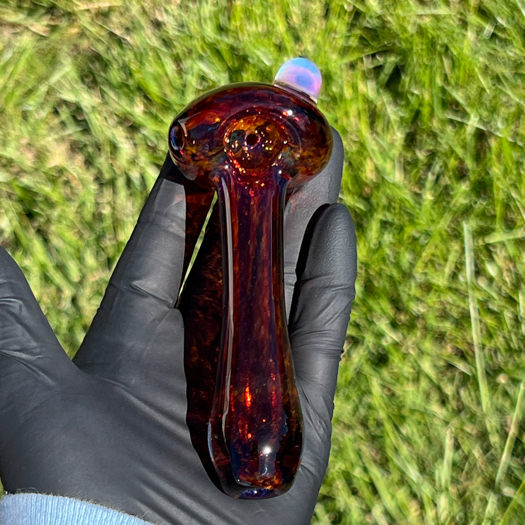 Mushroom Purple Magic Pipe Glass Pipe Beezy Glass   