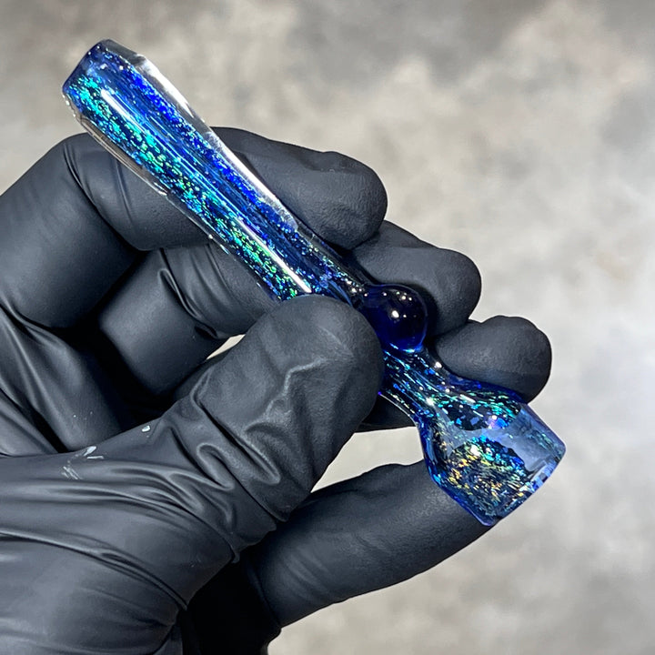 Uber Dichro Chillum Glass Pipe Hilljack Glass   