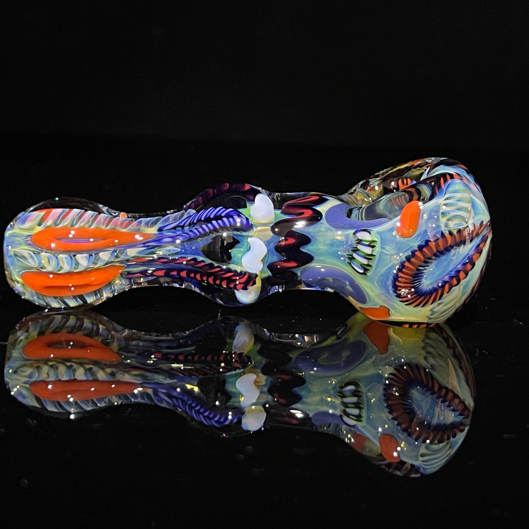 Color Inside Out Spoon 6 Glass Pipe Tiny Mike   