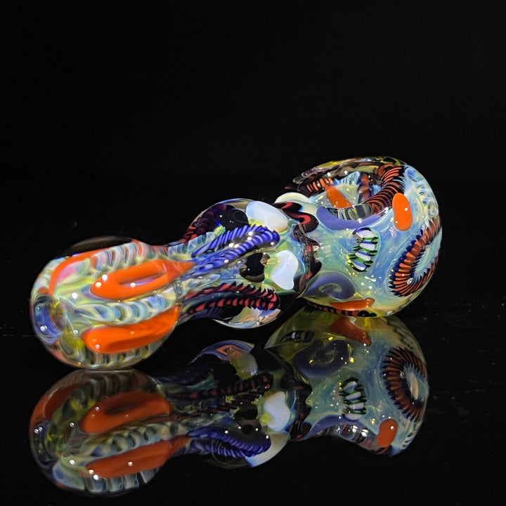 Color Inside Out Spoon 6 Glass Pipe Tiny Mike   