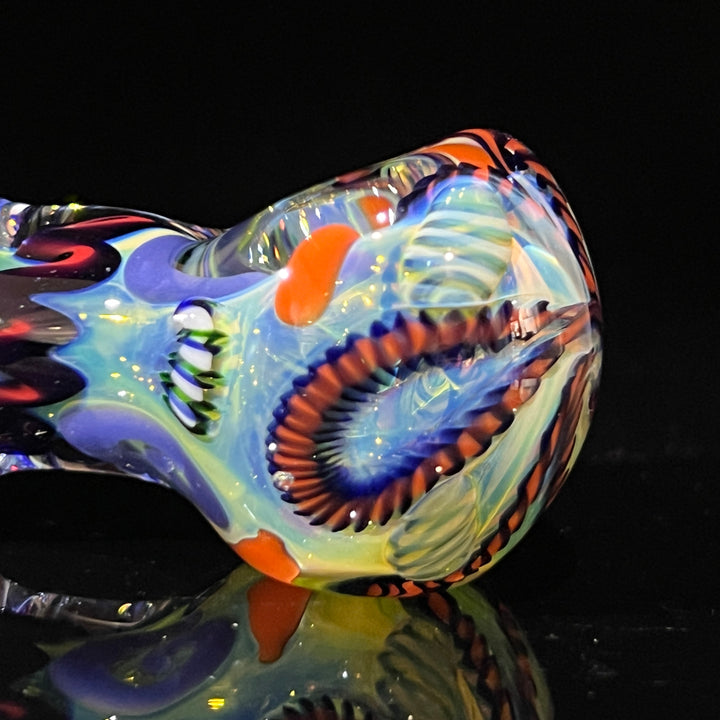 Color Inside Out Spoon 6 Glass Pipe Tiny Mike   