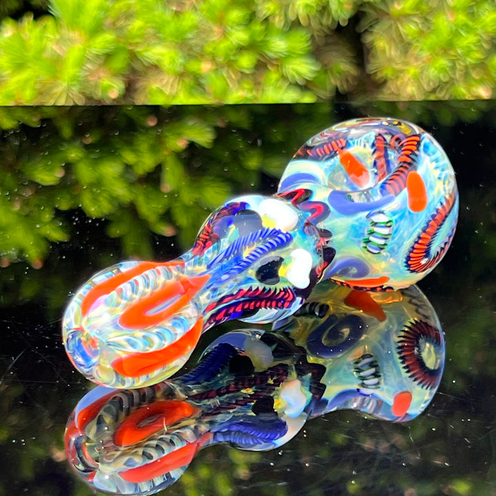 Color Inside Out Spoon 6 Glass Pipe Tiny Mike   