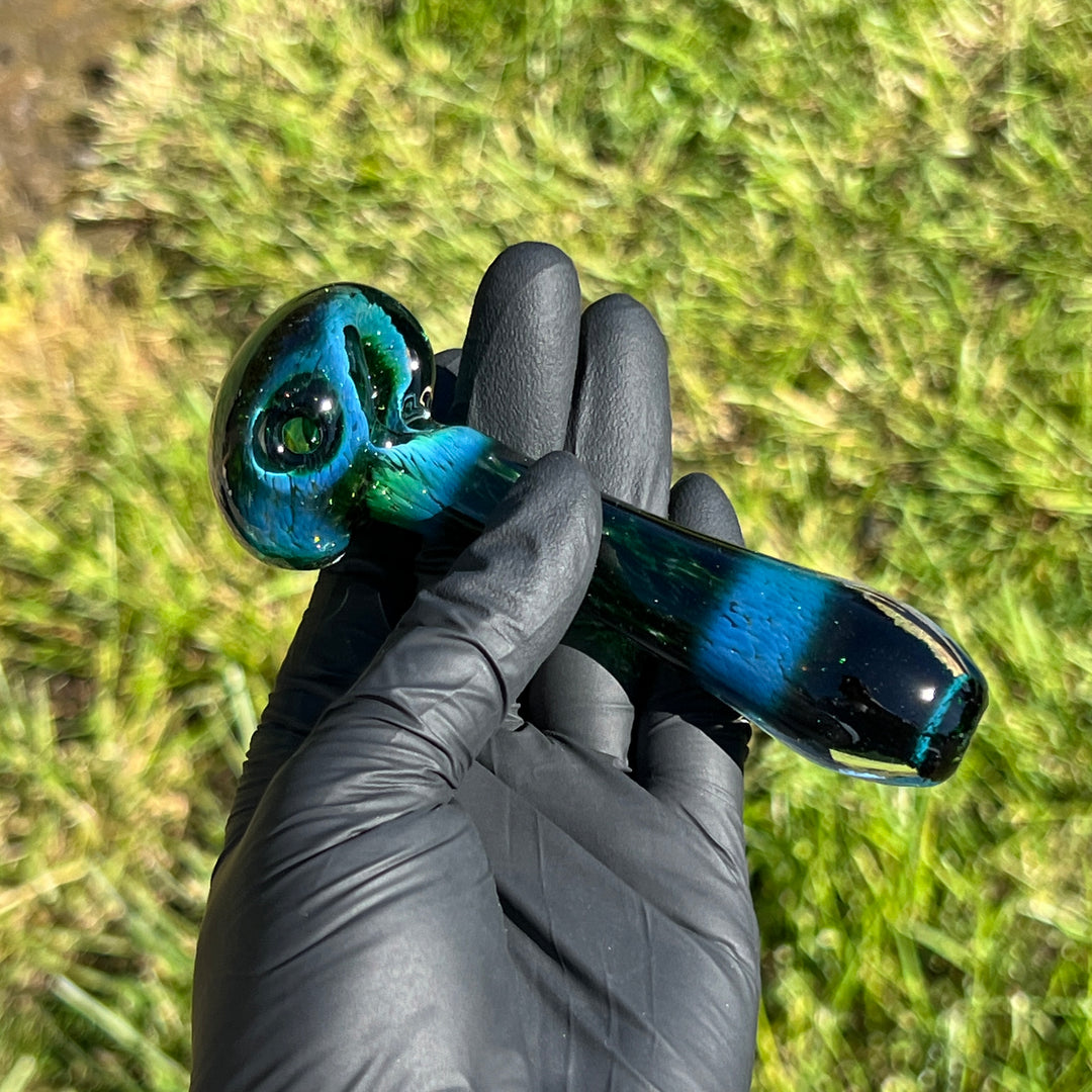 Experimental Jade Pipe Glass Pipe Beezy Glass   