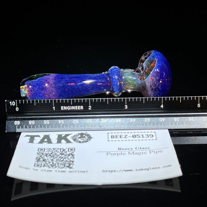 Purple Magic Pipe Glass Pipe Beezy Glass   