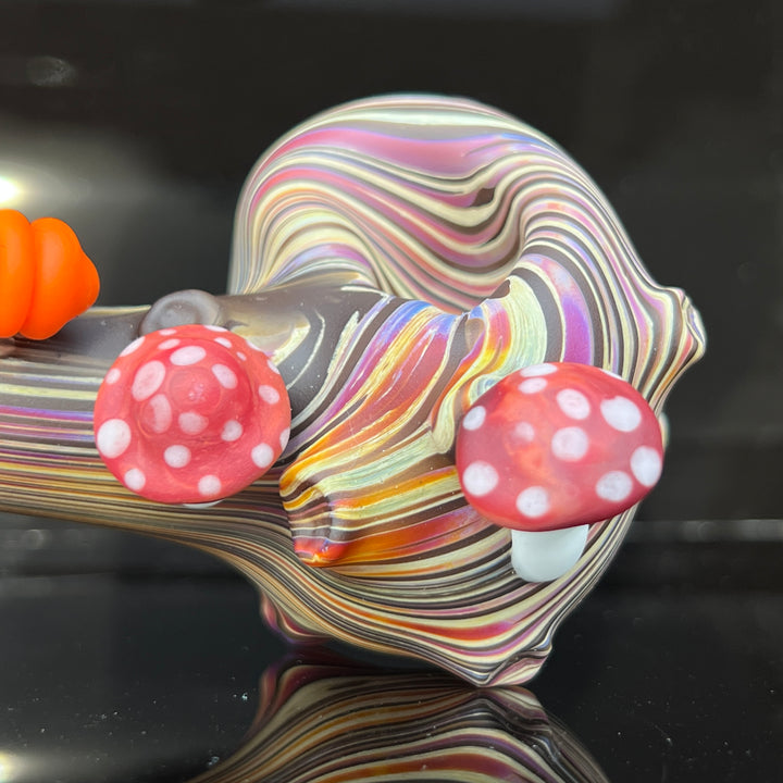 Wood Grain Caterpillar Gandalf Pipe Glass Pipe Wazoo Glass