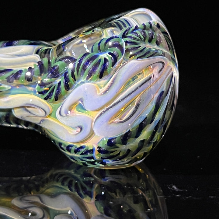 Color Inside Out Spoon 7 Glass Pipe Tiny Mike   