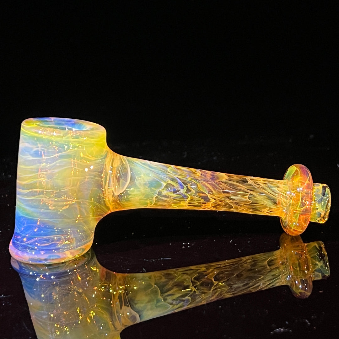 Golden Sunset Hash Hammer Glass Pipe KOP Glass   