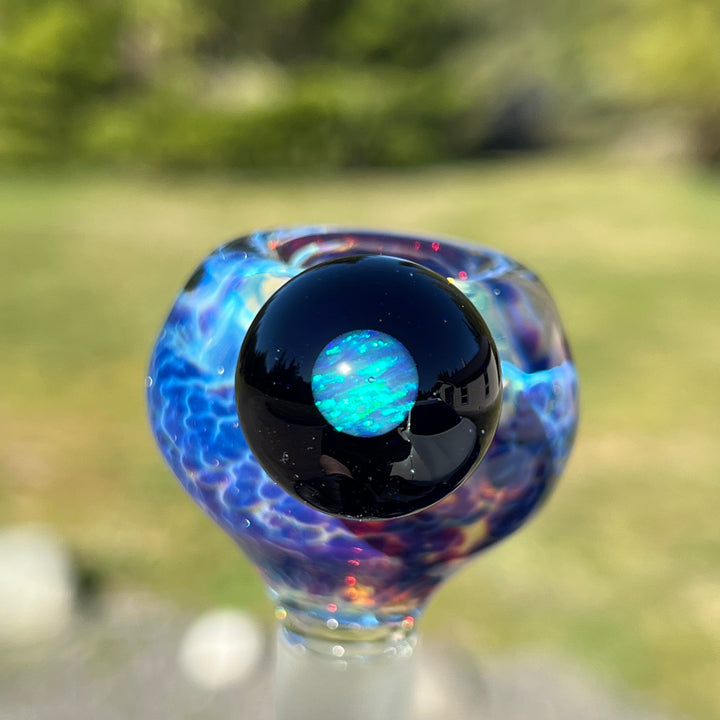 Deep Six Purple Nebula 14mm Pull Slide Accessory Tako Glass   