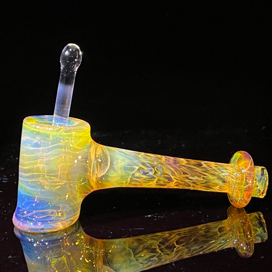 Golden Sunset Hash Hammer Glass Pipe KOP Glass   