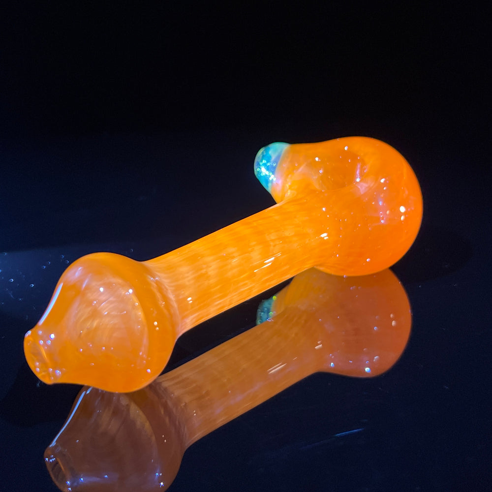 Citrus Orange Fume Spoon Glass Pipe Cose Glass   