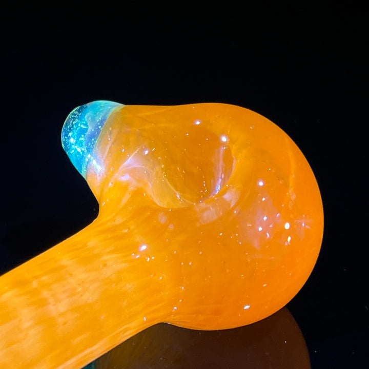 Citrus Orange Fume Spoon Glass Pipe Cose Glass   