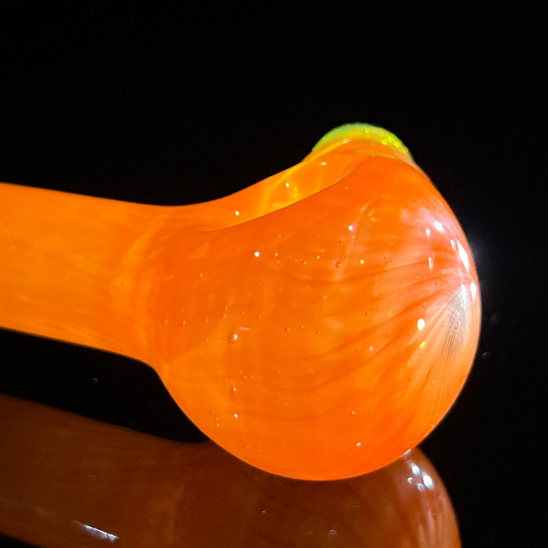 Citrus Orange Fume Spoon Glass Pipe Cose Glass   