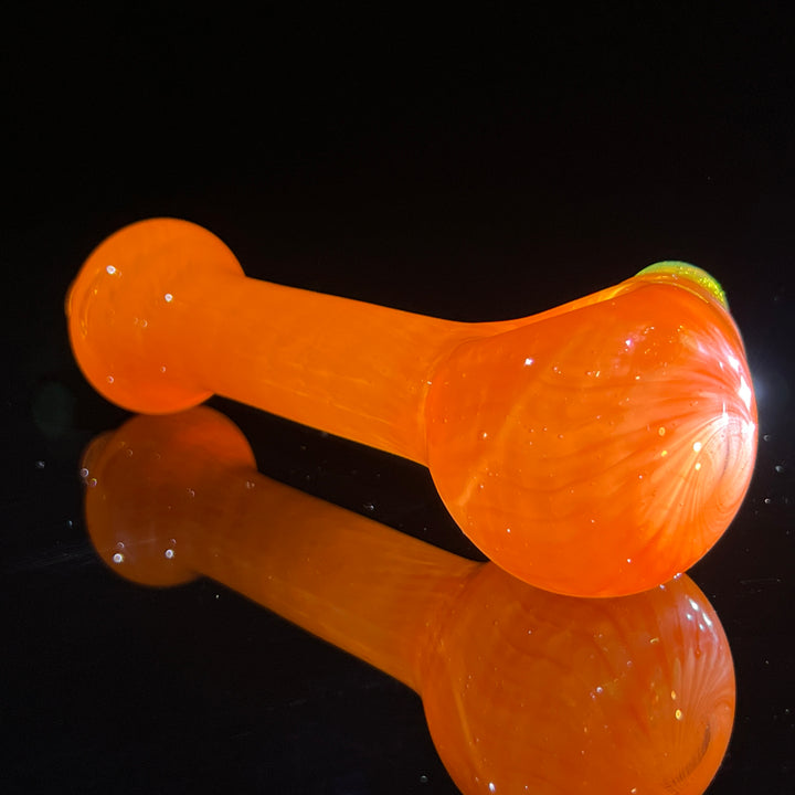 Citrus Orange Fume Spoon Glass Pipe Cose Glass   