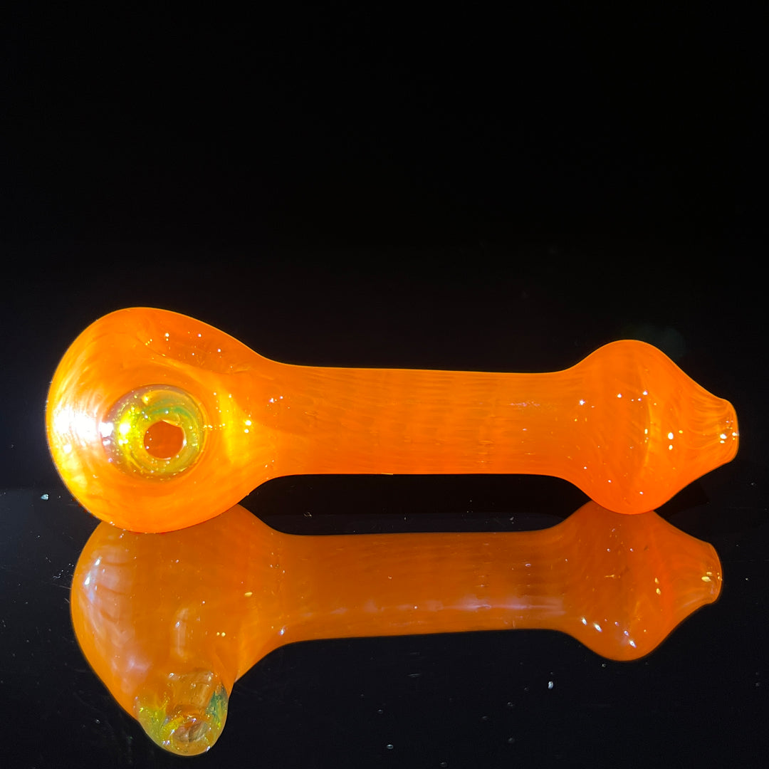 Citrus Orange Fume Spoon Glass Pipe Cose Glass   