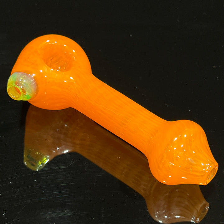 Citrus Orange Fume Spoon Glass Pipe Cose Glass   