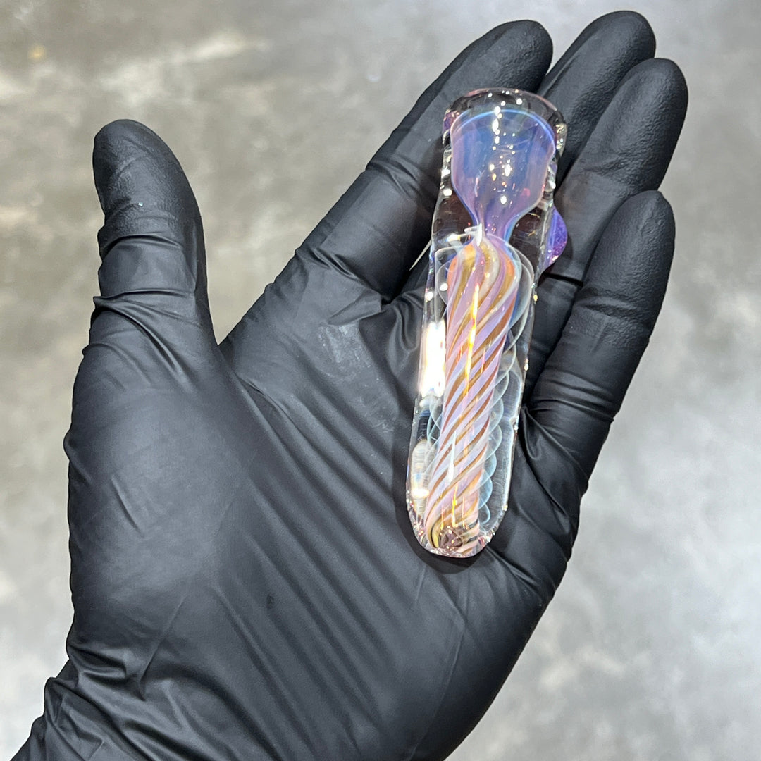 Thick Fume Chillum Glass Pipe Chuck Glass   