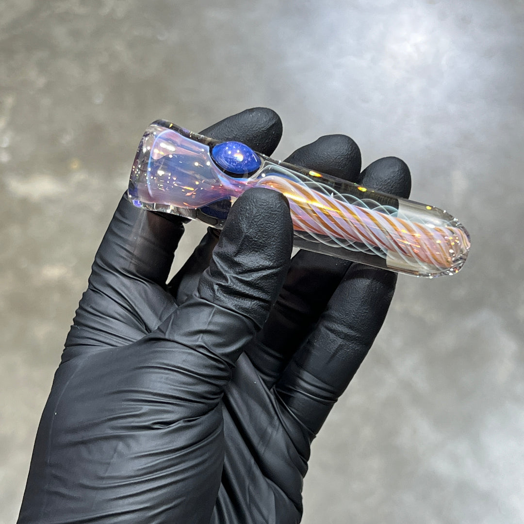 Thick Fume Chillum Glass Pipe Chuck Glass   