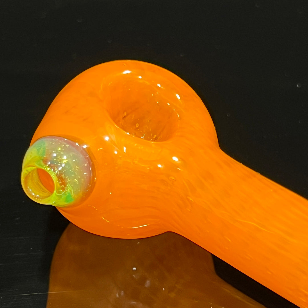 Citrus Orange Fume Spoon Glass Pipe Cose Glass   