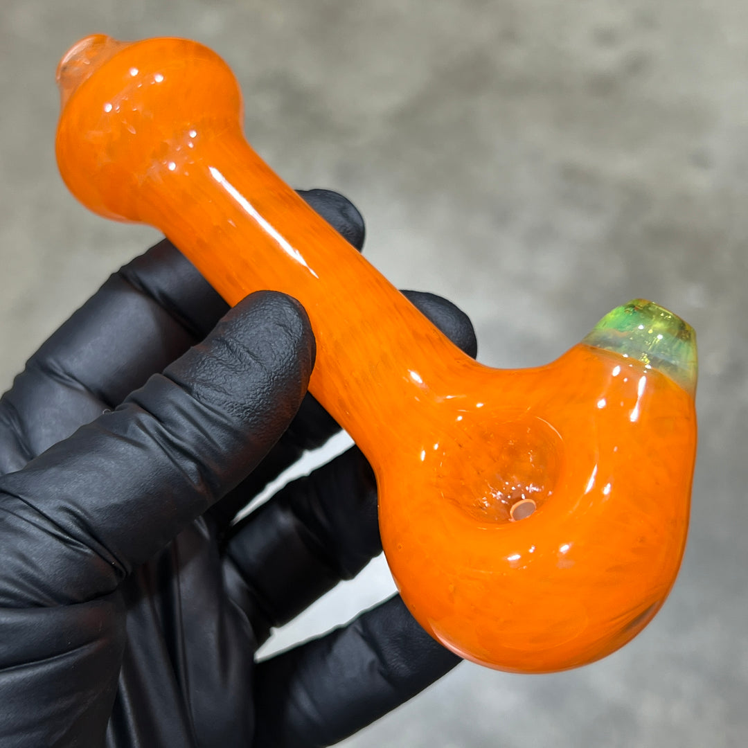 Citrus Orange Fume Spoon Glass Pipe Cose Glass   