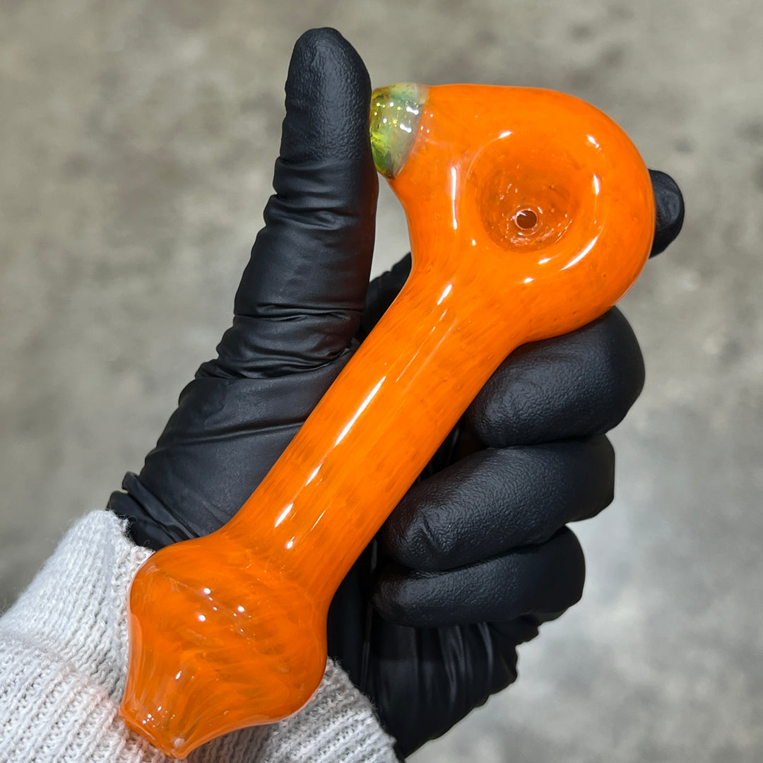 Citrus Orange Fume Spoon Glass Pipe Cose Glass   