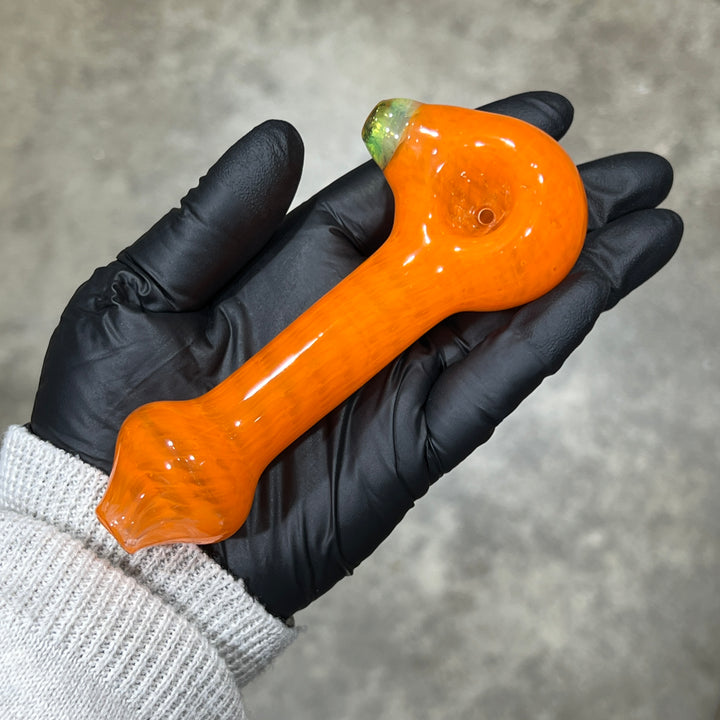 Citrus Orange Fume Spoon Glass Pipe Cose Glass   