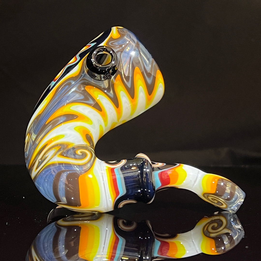 Heady Saxophone Sherlock 2 Glass Pipe Slob Glass   