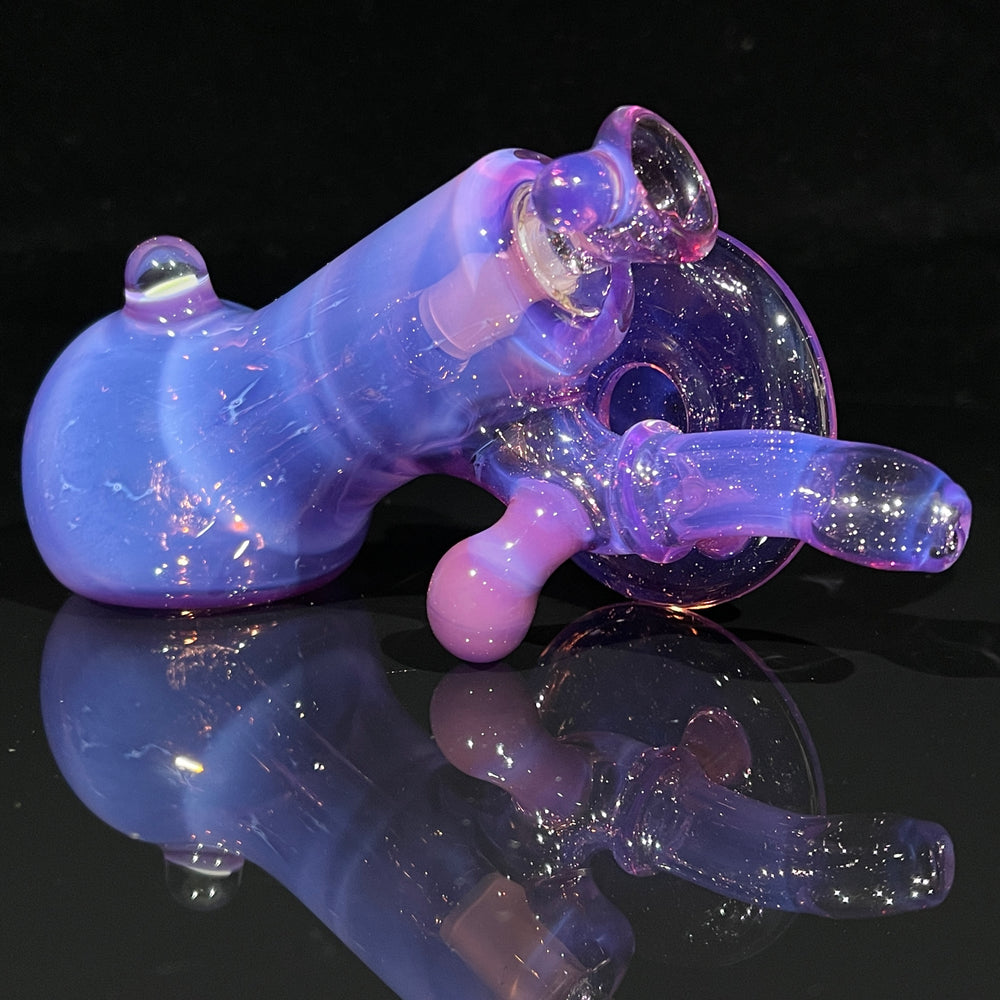 10mm Heady Layback Bubbler Glass Pipe Slob Glass