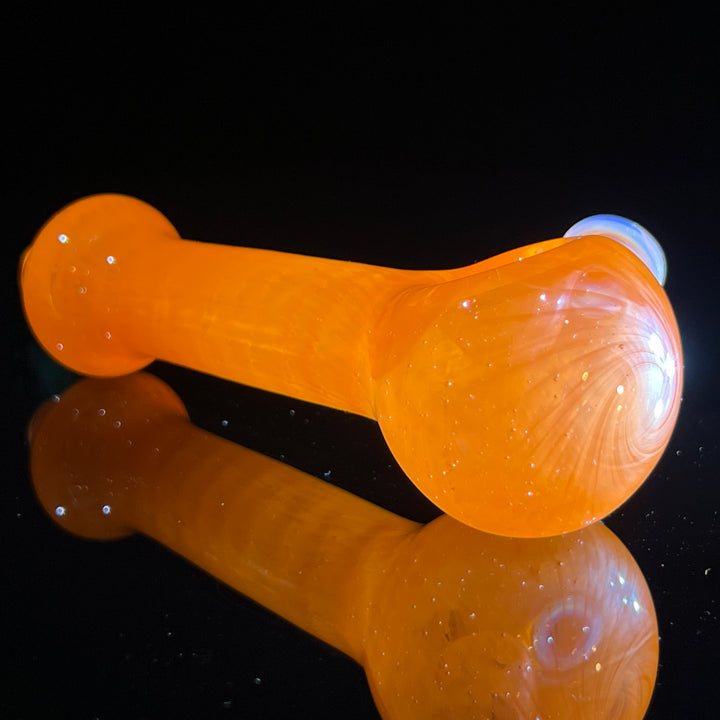 Citrus Orange Fume Spoon Glass Pipe Cose Glass   