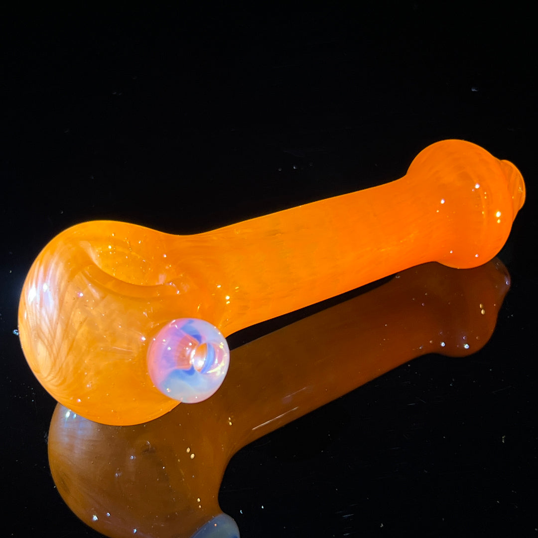 Citrus Orange Fume Spoon Glass Pipe Cose Glass   