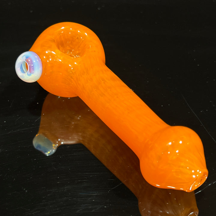 Citrus Orange Fume Spoon Glass Pipe Cose Glass   