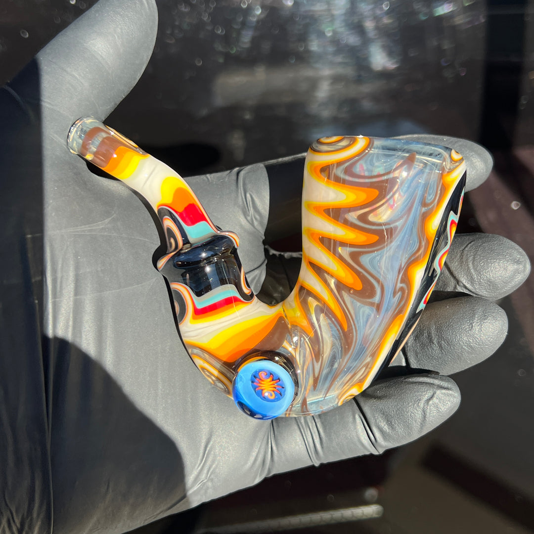 Heady Saxophone Sherlock 2 Glass Pipe Slob Glass   