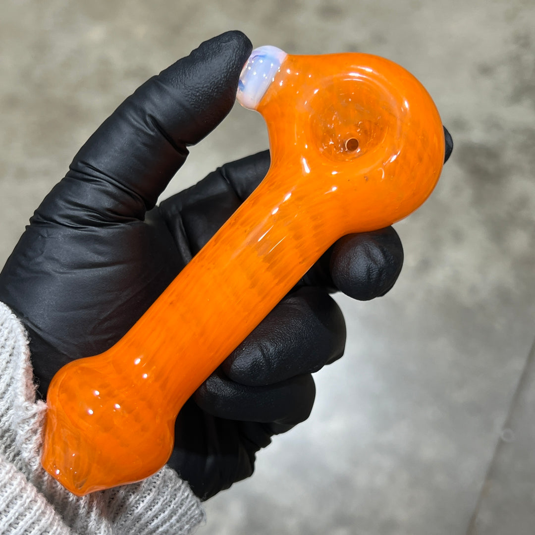 Citrus Orange Fume Spoon Glass Pipe Cose Glass   