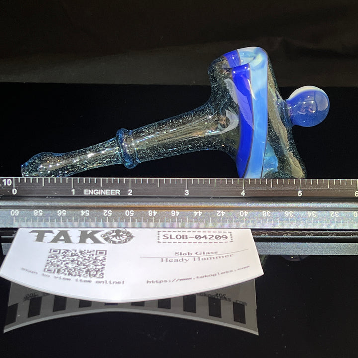 Heady Hammer Glass Pipe Slob Glass   