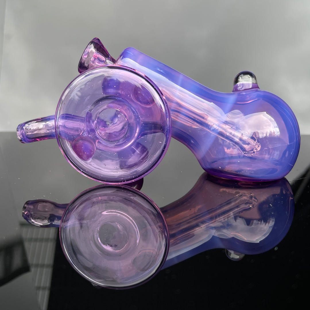 10mm Heady Layback Bubbler Glass Pipe Slob Glass