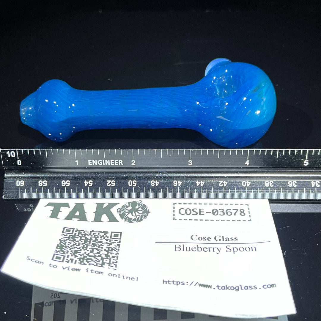 Blueberry Spoon Glass Pipe Cose Glass   