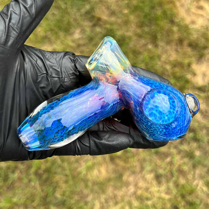 Purple Nebula Drop Hammer Glass Pipe Tako Glass   