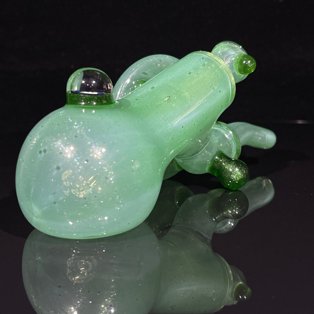 10mm Heady Layback Bubbler Glass Pipe Slob Glass