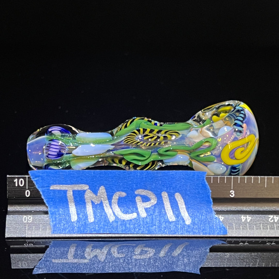 Color Inside Out Spoon 11 Glass Pipe Tiny Mike   