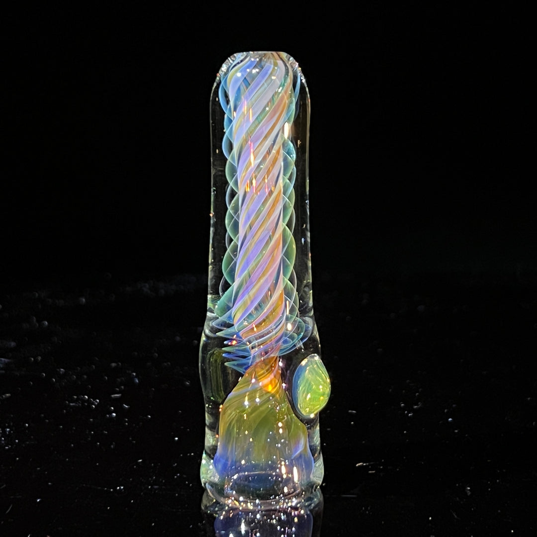 Thick Fume Chillum Glass Pipe Chuck Glass   