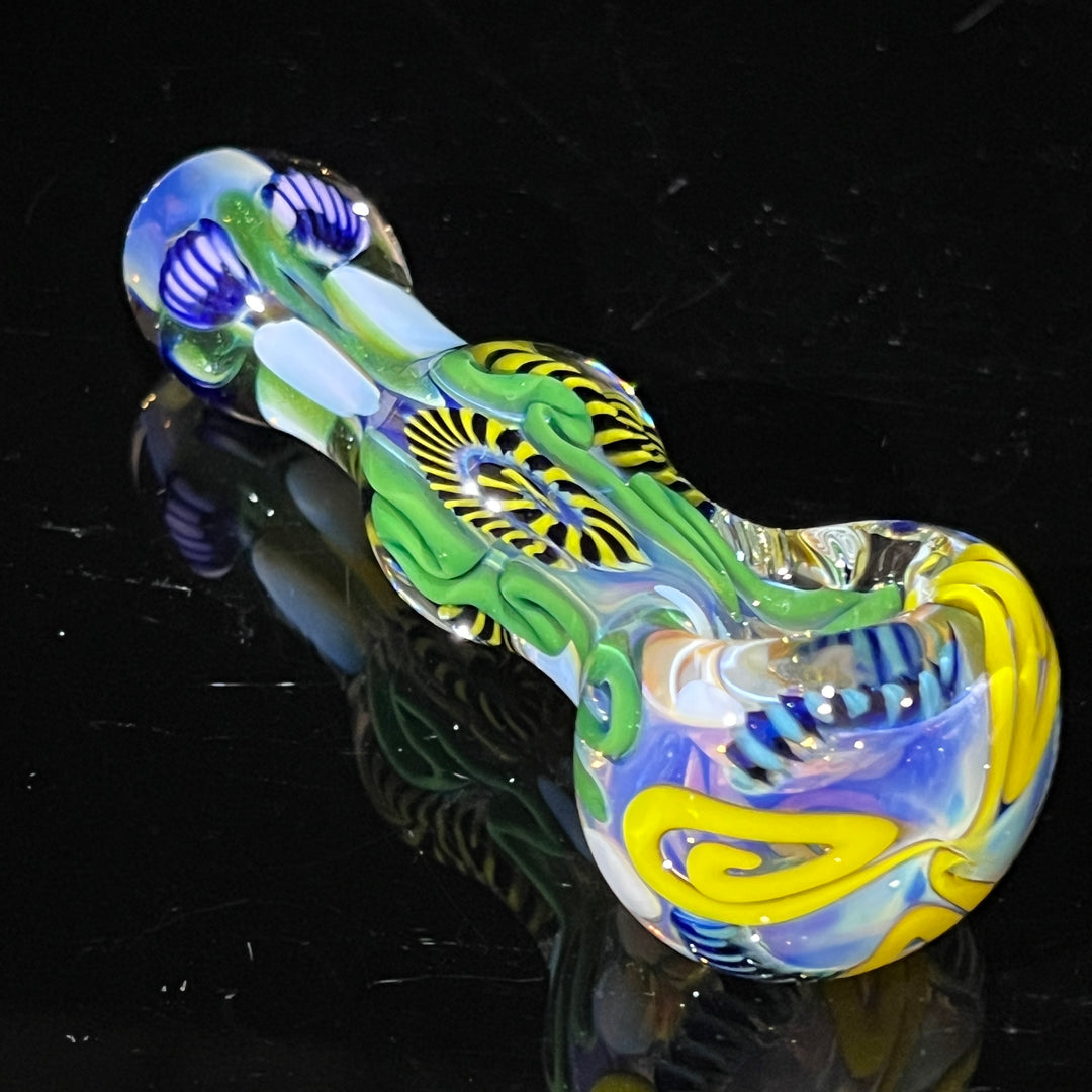 Color Inside Out Spoon 11 Glass Pipe Tiny Mike   