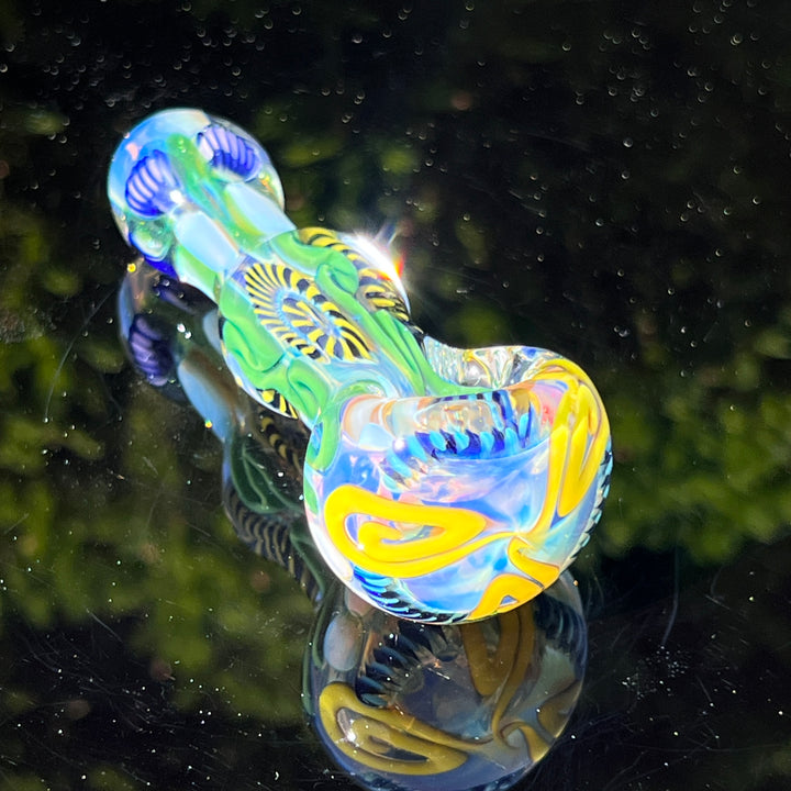 Color Inside Out Spoon 11 Glass Pipe Tiny Mike   