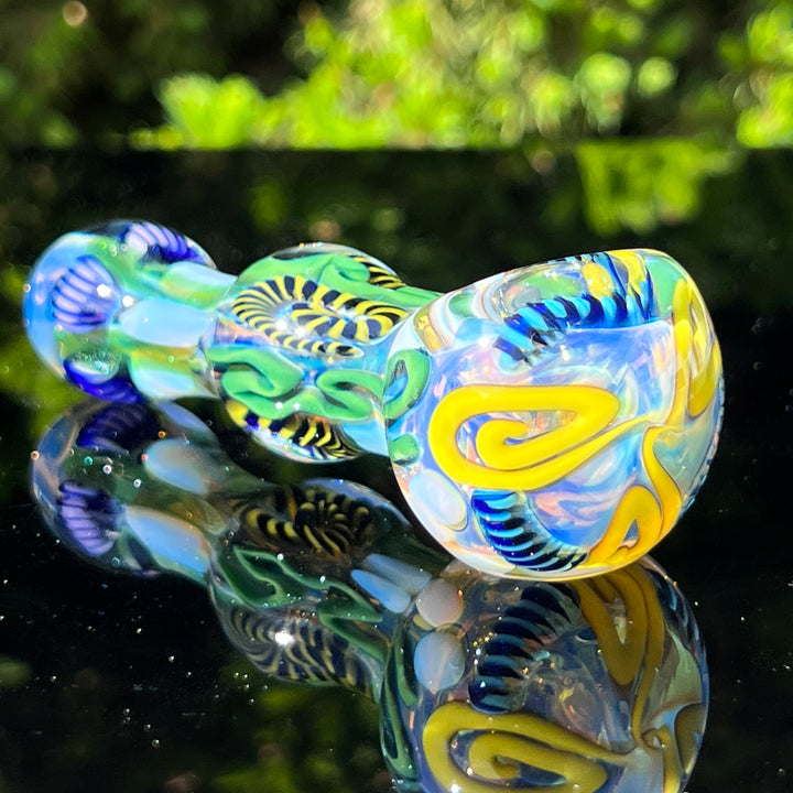 Color Inside Out Spoon 11 Glass Pipe Tiny Mike   