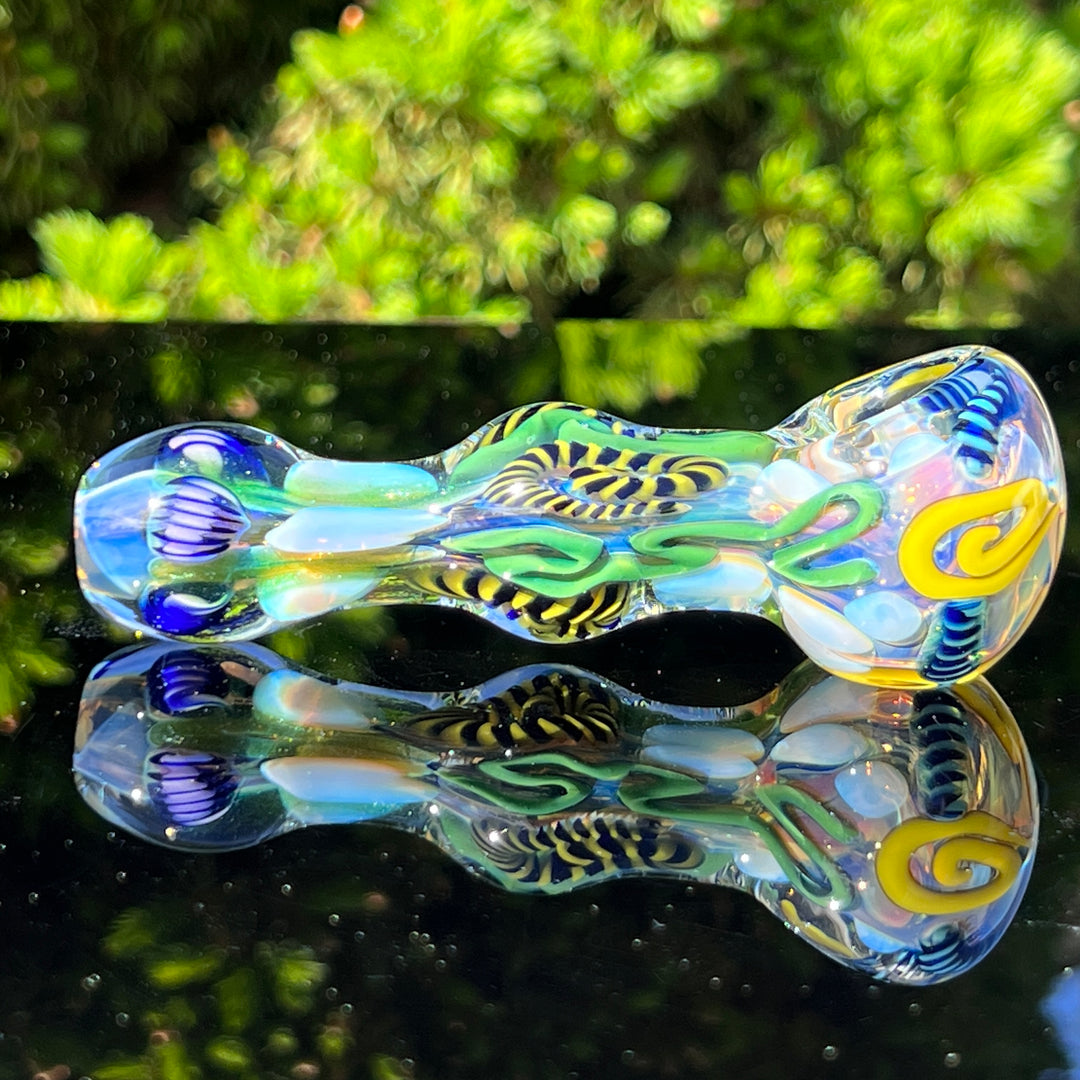 Color Inside Out Spoon 11 Glass Pipe Tiny Mike   