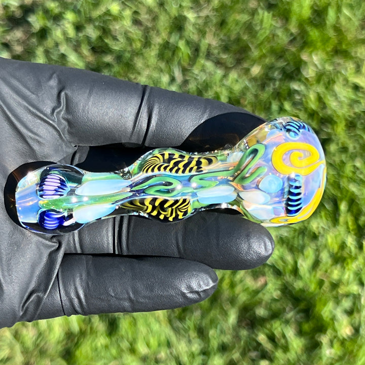 Color Inside Out Spoon 11 Glass Pipe Tiny Mike   